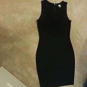 Black body bandage knit dress